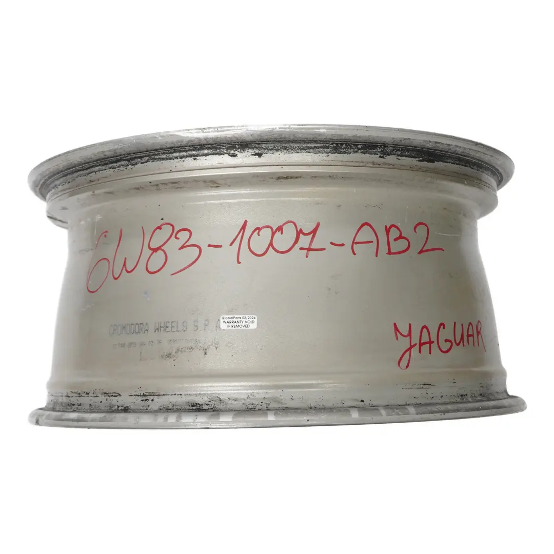  Jaguar XF X250 Silver Alloy Wheel Rim 18" 8.5J ET:49 - SKU 6W831007AB-2 - Part number 6W831007AB