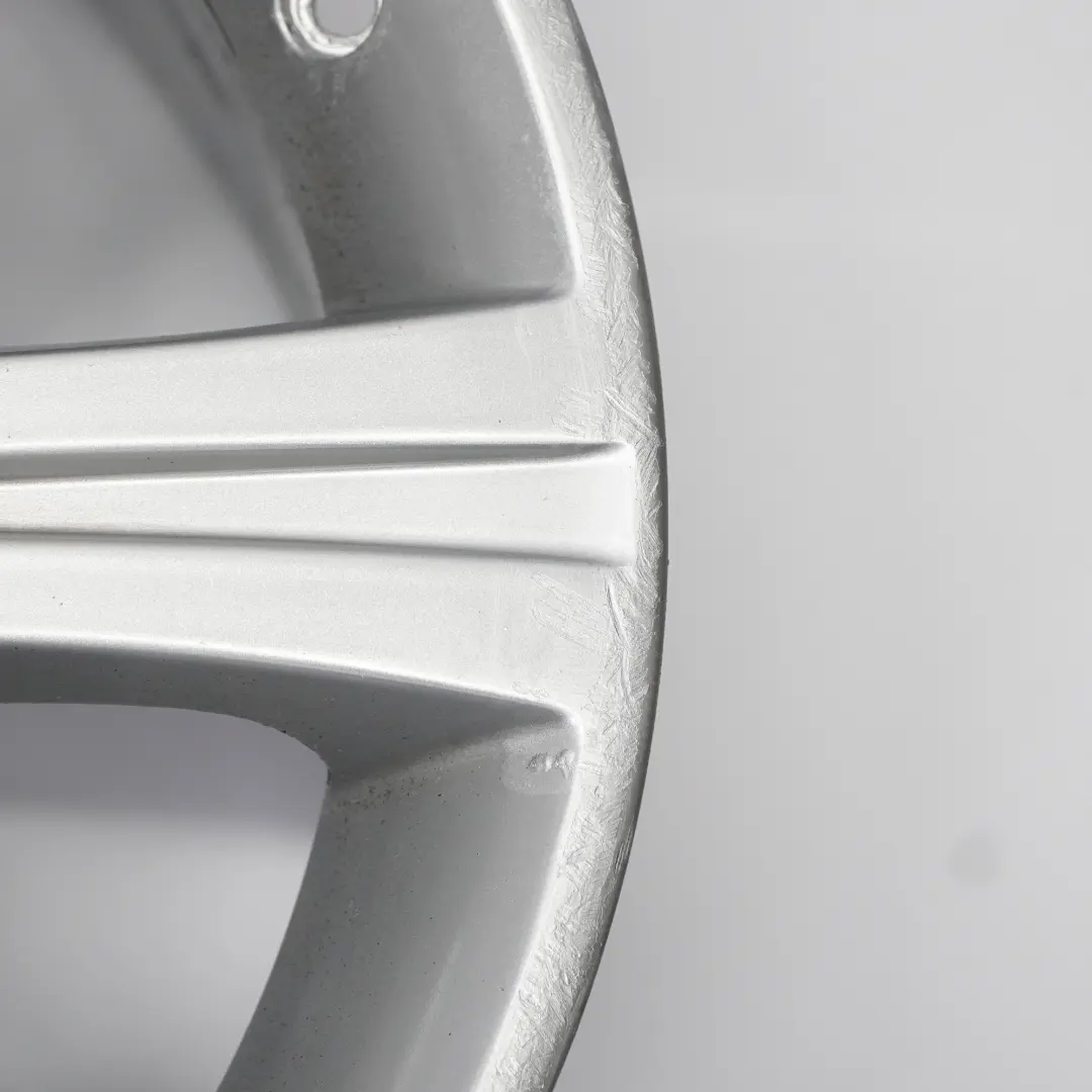  Jaguar XF X250 Silver Alloy Wheel Rim 18" 8.5J ET:49 - SKU 6W831007AB-2 - Part number 6W831007AB