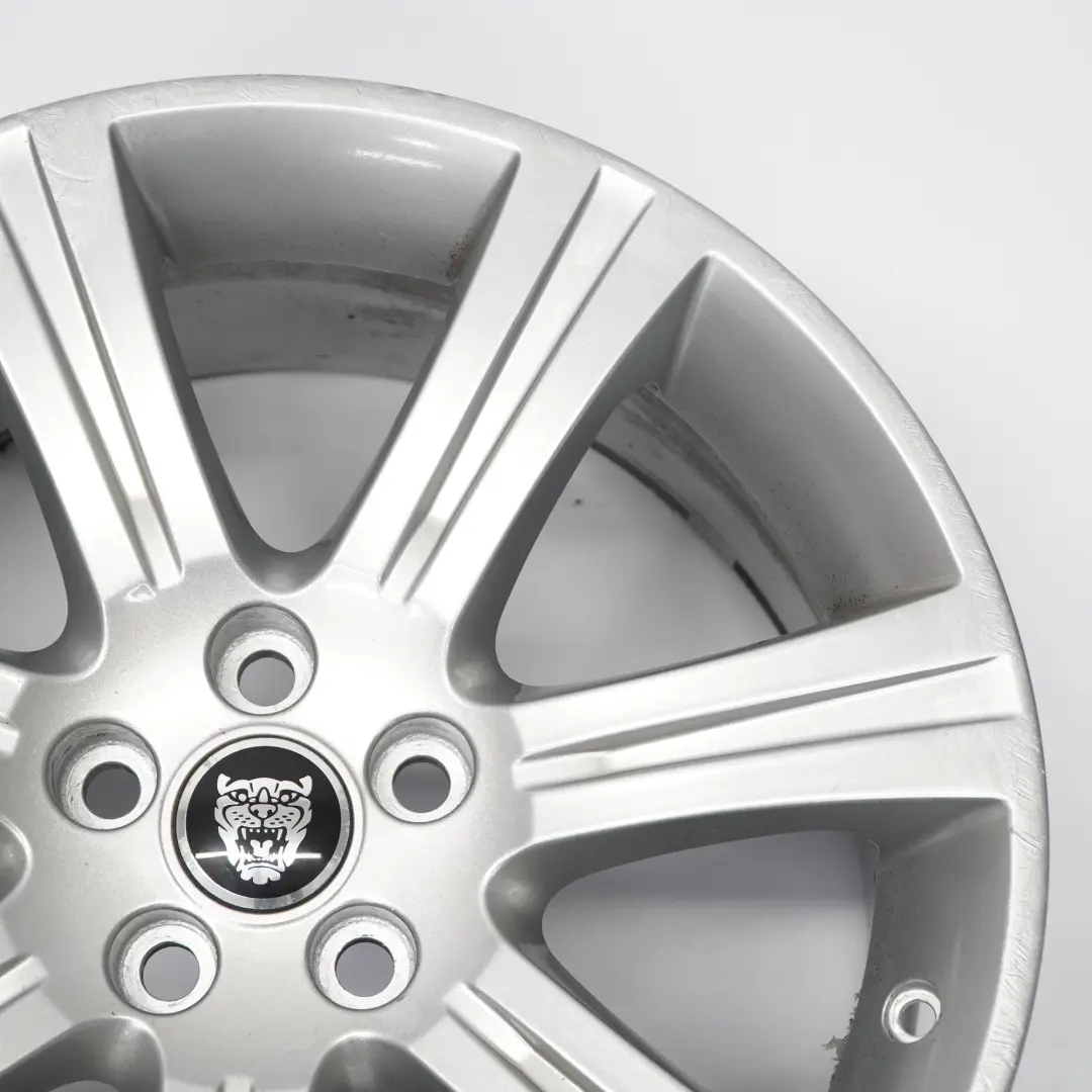 Alloy Wheel Rim 18" 8.5J ET:49 to Jaguar XF X250 Silver with Part number 6W831007AB Jaguar XF X250 Silver Alloy Wheel Rim 18" 8.5J ET:49 - SKU 6W831007AB-4 - Part number 6W831007AB