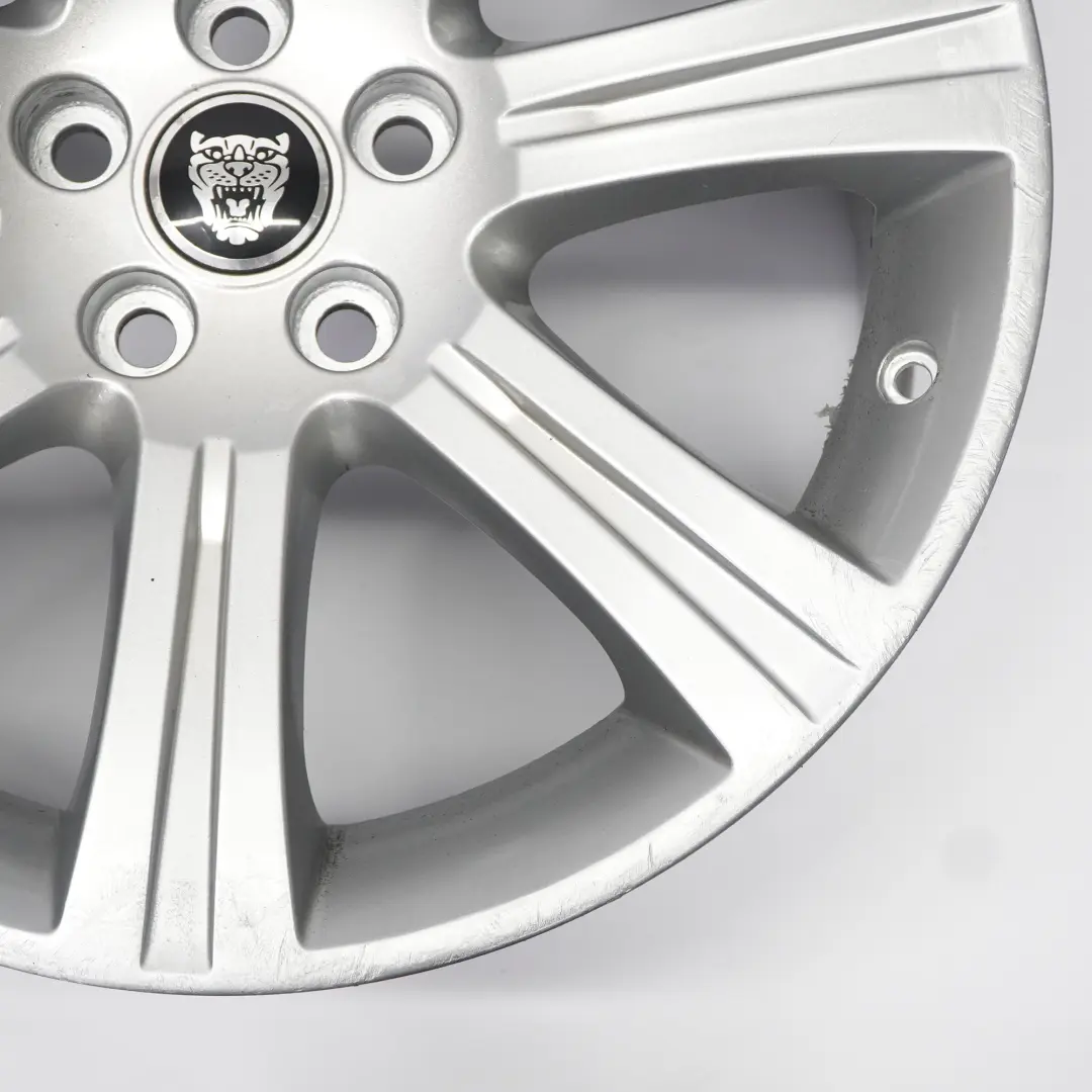 Alloy Wheel Rim 18" 8.5J ET:49 to Jaguar XF X250 Silver with Part number 6W831007AB Jaguar XF X250 Silver Alloy Wheel Rim 18" 8.5J ET:49 - SKU 6W831007AB-4 - Part number 6W831007AB