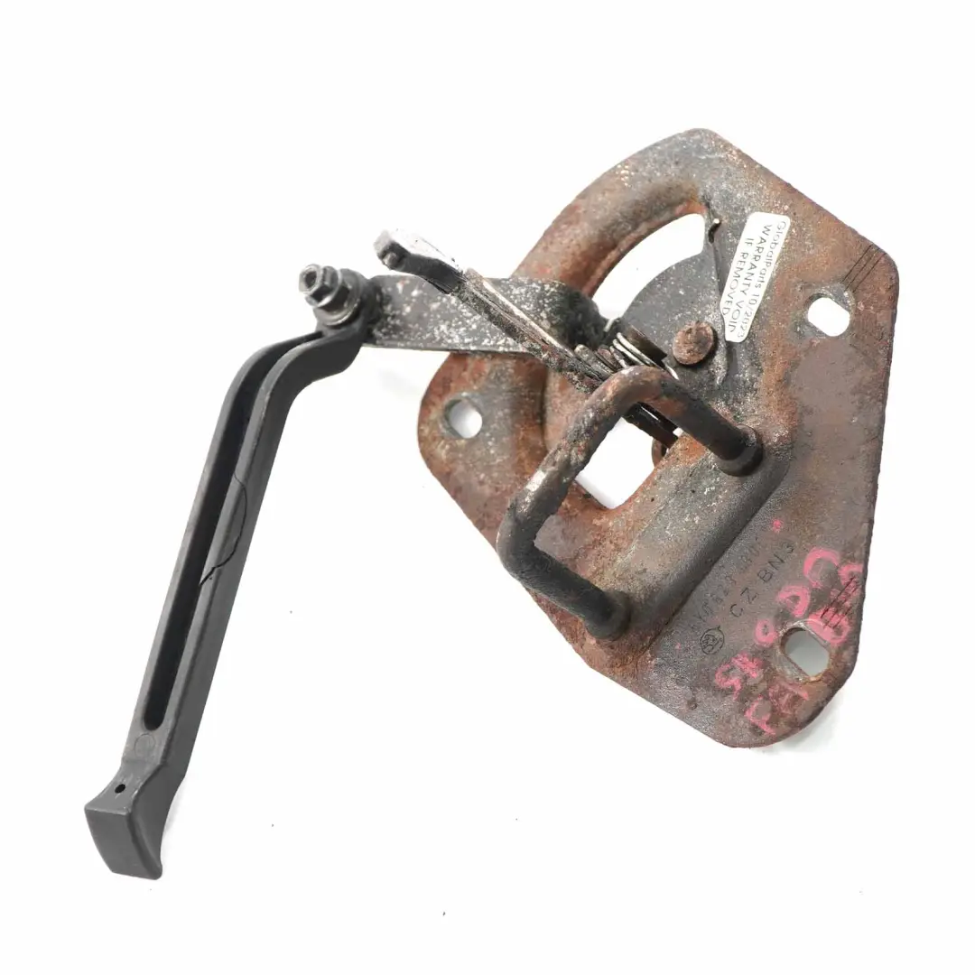 Motorhaube Verschluss schluss Haken Mechanismus für Skoda Fabia 1 mit Teilenummer 6Y0823480C Skoda Fabia 1 Motorhaube Verschluss schluss Haken Mechanismus - SKU 6Y0823480C - Teilenummer 6Y0823480C