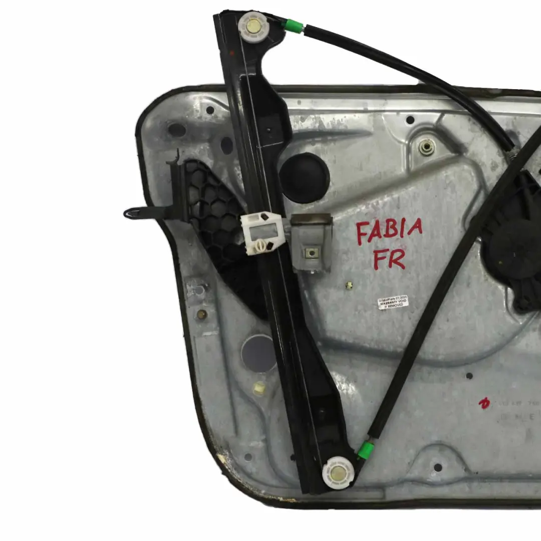 Skoda Fabia 1 6Y Window Lifter Front Door Right O/S Regulator Panel - SKU 6Y0837756C - Part number 6Y0837756C
