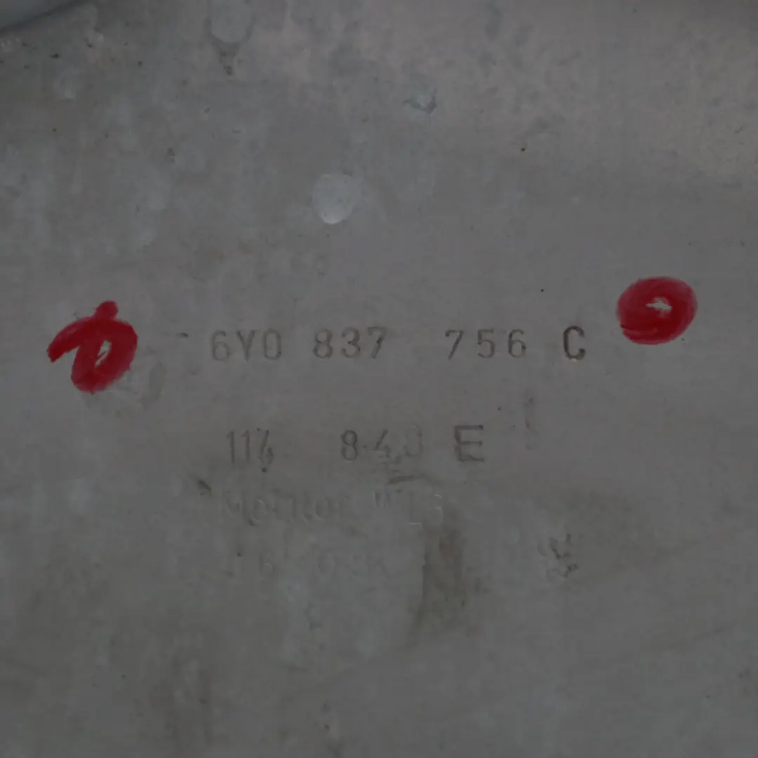 Skoda Fabia 1 6Y Fensterheber Vordertür rechts Regulator Panel - SKU 6Y0837756C - Teilenummer 6Y0837756C