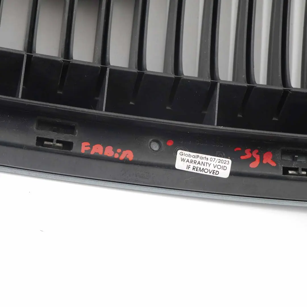 Skoda Fabia MK1 Cofano Radiatore Griglia Anteriore Pannello Pietra - SKU 6Y0853668 - Numero di parte 6Y0853668