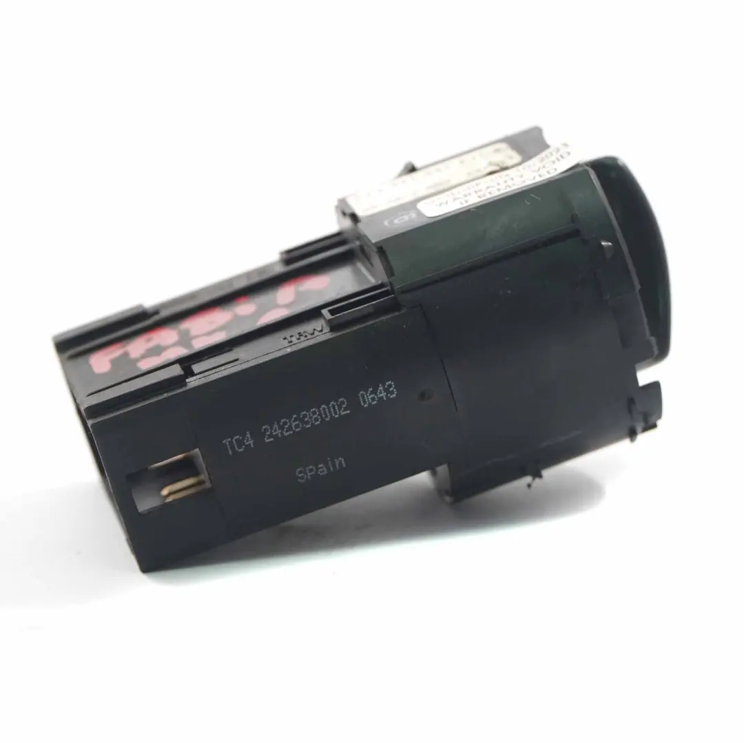 Skoda Fabia MK1 Faro Interruttore Pulsante Unità Nero - SKU 6Y0941531 - Numero di parte 6Y0941531
