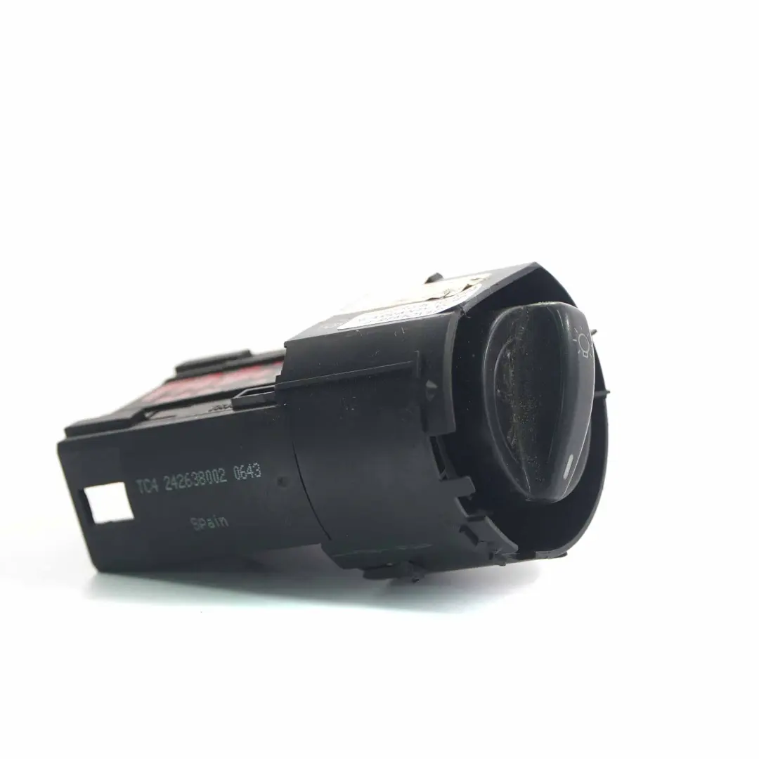 Skoda Fabia MK1 Faro Interruttore Pulsante Unità Nero - SKU 6Y0941531 - Numero di parte 6Y0941531