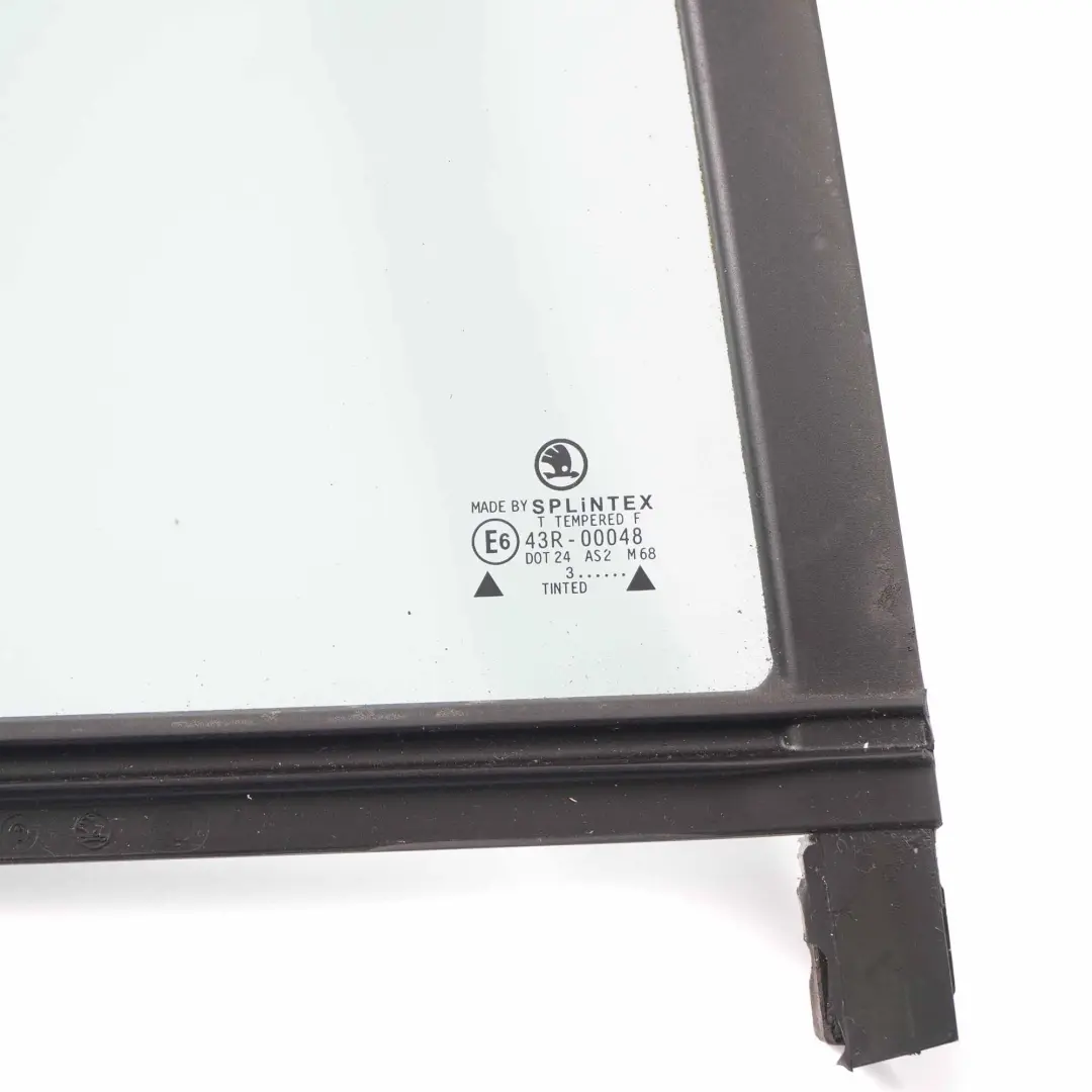 Skoda Fabia MK1 Combi Vetro Porta Posteriore Destra Quartiere AS2 - SKU 6Y9845210C - Numero di parte 6Y9845210C