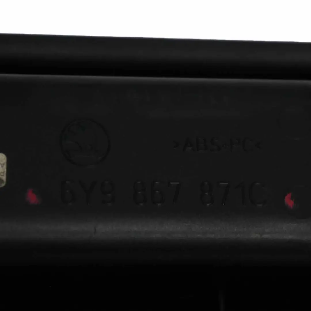 Skoda Fabia Kombi Rear Roller Blind Parcel Storage Shelf Black - SKU 6Y9867871C - Part number 6Y9867871C