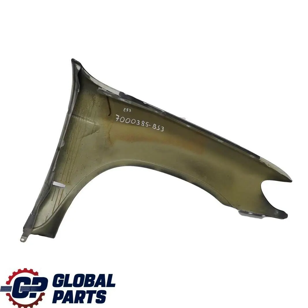 BMW X5 E53 Panel Lateral Guardabarros Delantero Izquierdo Negro Zafiro Metalico - SKU 7000385-BS3 - Número de pieza 7000385