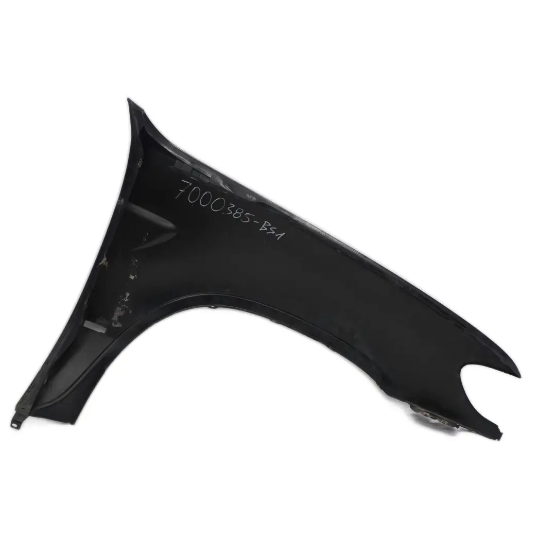 Pareti Anteriore Sinistra Parafango Black Sapphire Nero - 475 per BMW X5 E53 con numero di parte 7000385 BMW X5 E53 Pareti Anteriore Sinistra Parafango Black Sapphire Nero - 475 - SKU 7000385-BS1 - Numero di parte 7000385
