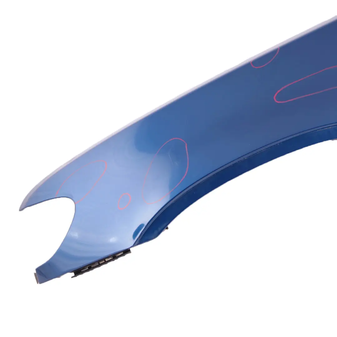 Side Panel Wing Fender Front Left N/S Topasblau Topaz Blue - 354 to BMW X5 E53 with Part number 7000385 BMW X5 E53 Side Panel Wing Fender Front Left N/S Topasblau Topaz Blue - 354 - SKU 7000385-TPB4 - Part number 7000385