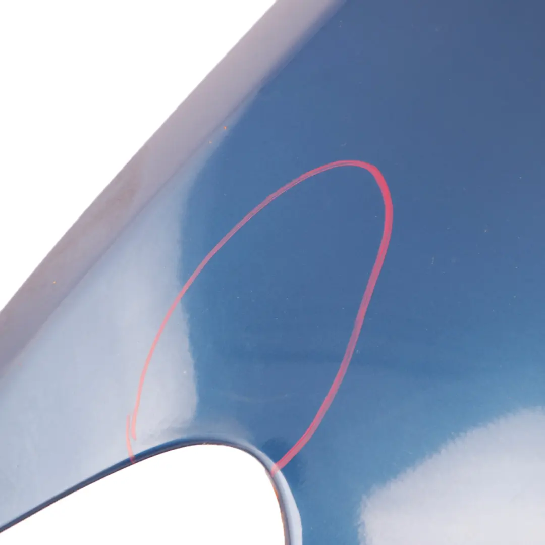 Side Panel Wing Fender Front Left N/S Topasblau Topaz Blue - 354 to BMW X5 E53 with Part number 7000385 BMW X5 E53 Side Panel Wing Fender Front Left N/S Topasblau Topaz Blue - 354 - SKU 7000385-TPB4 - Part number 7000385