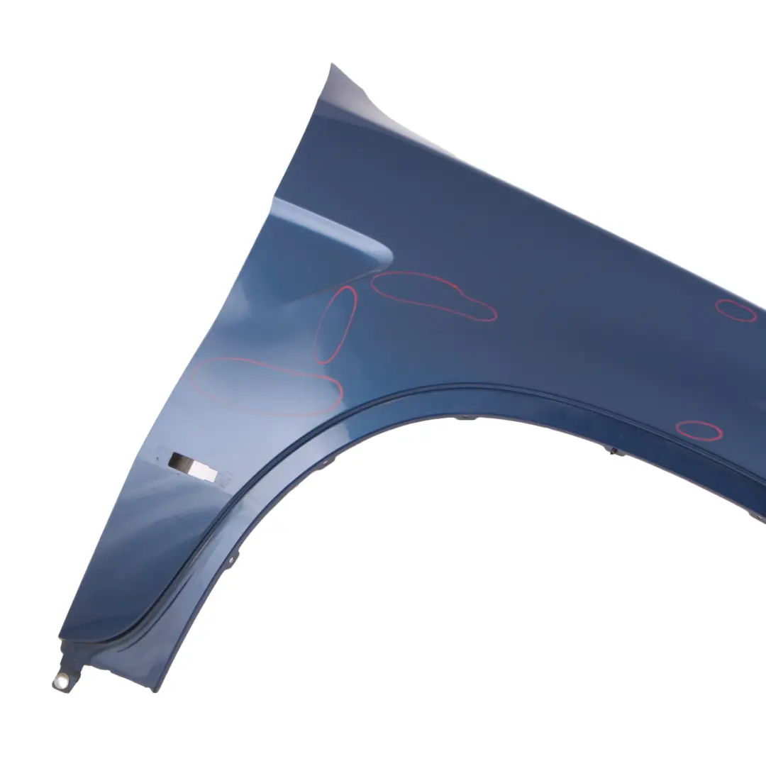 Side Panel Wing Fender Front Right O/S Topasblau Topaz Blue - 364 to BMW X5 E53 with Part number 7000386 BMW X5 E53 Side Panel Wing Fender Front Right O/S Topasblau Topaz Blue - 364 - SKU 7000386-TPB4 - Part number 7000386