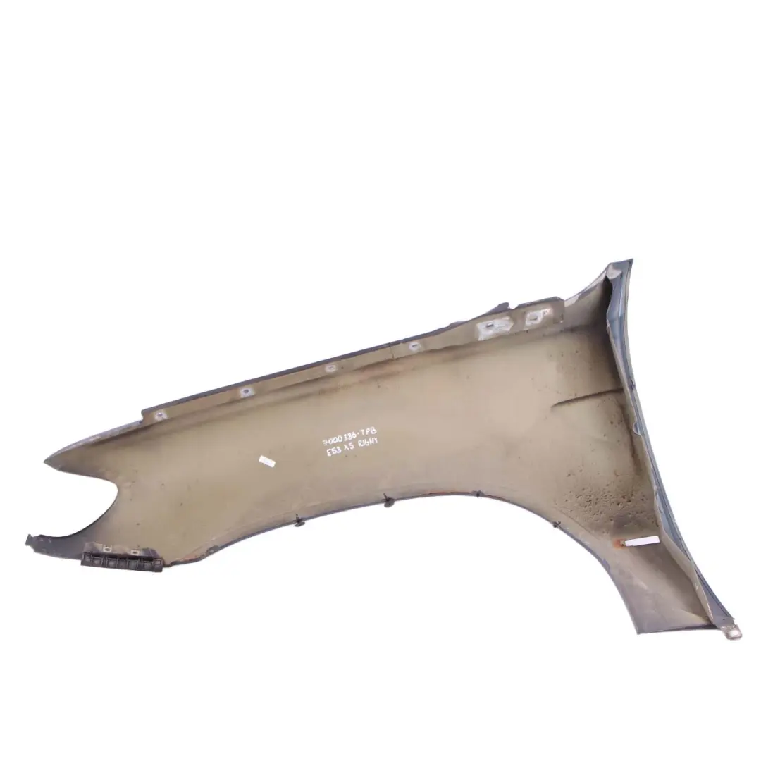 Side Panel Wing Fender Front Right O/S Topasblau Topaz Blue - 364 to BMW X5 E53 with Part number 7000386 BMW X5 E53 Side Panel Wing Fender Front Right O/S Topasblau Topaz Blue - 364 - SKU 7000386-TPB - Part number 7000386
