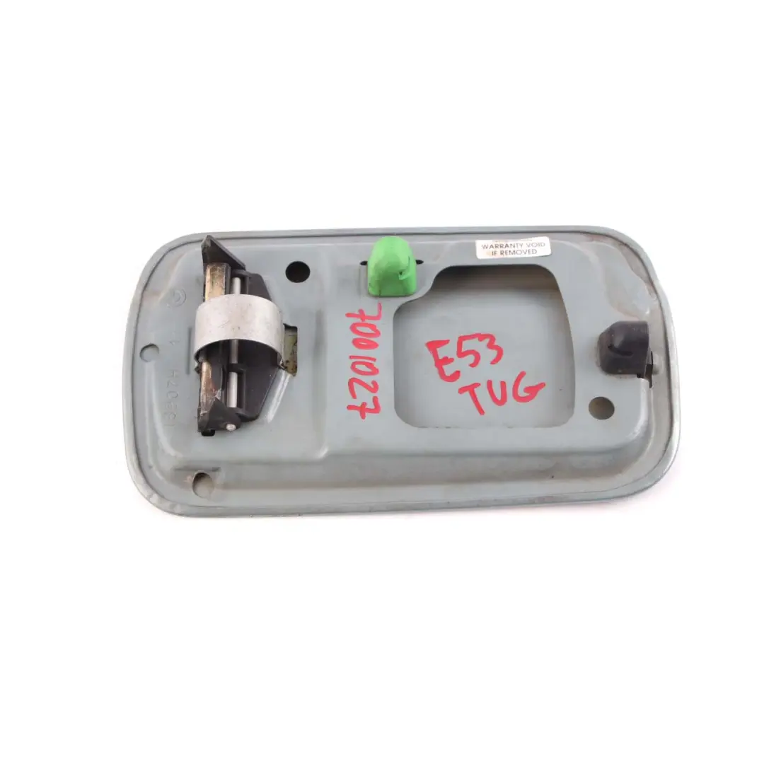 BMW X5 E53 Fuel Cover Fill In Flap Cap Türkis Grau Turquoise Grey - SKU 7001027-TUG - Part number 7001027