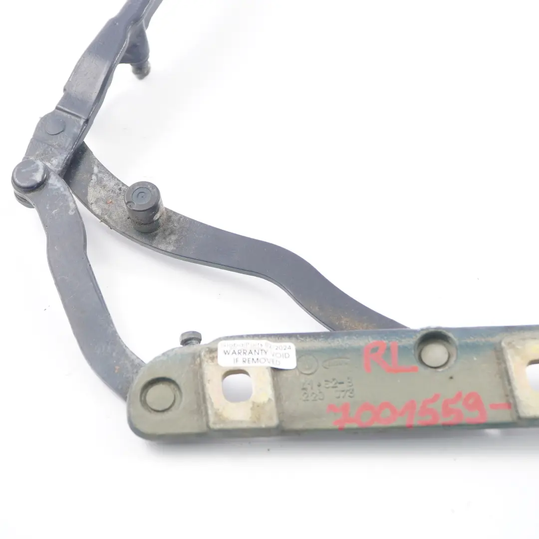 BMW E46 hinten links Kofferraum Scharnier Orient Blau Metallic - 317 8220073 - SKU 7001559-OB - Teilenummer 7001559