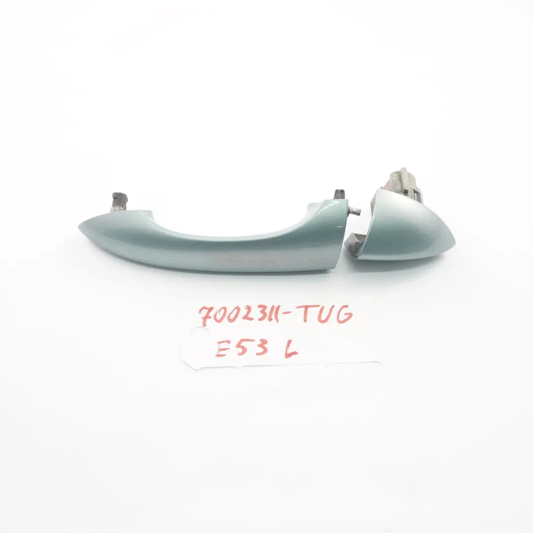 Poignée porte BMW X5 E53 Couvercle avant arrière gauche Turquoise gris pour à propos du numéro de pièce 7002311 Poignée porte BMW X5 E53 Couvercle avant arrière gauche Turquoise gris - SKU 7002311-TUG - Numéro de pièce 7002311