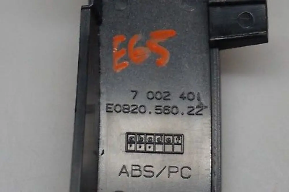 BMW E65 E66 E67 Mittel Konsolen Verkleidung Abdeckplatte Dunkelsilber - SKU 7002401 - Teilenummer 7002401