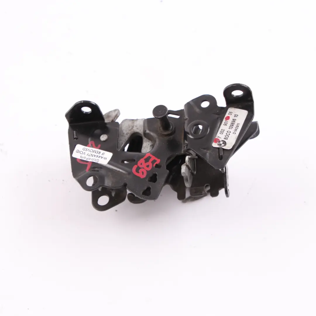 Zatrzask Zawias Zamka Maski Lewy Przód do BMW Z4 E89 Cabrio Roadster o numerze 7002907 BMW Z4 E89 Cabrio Roadster Zatrzask Zawias Zamka Maski Lewy Przód - SKU 7002907 - Numer Części 7002907