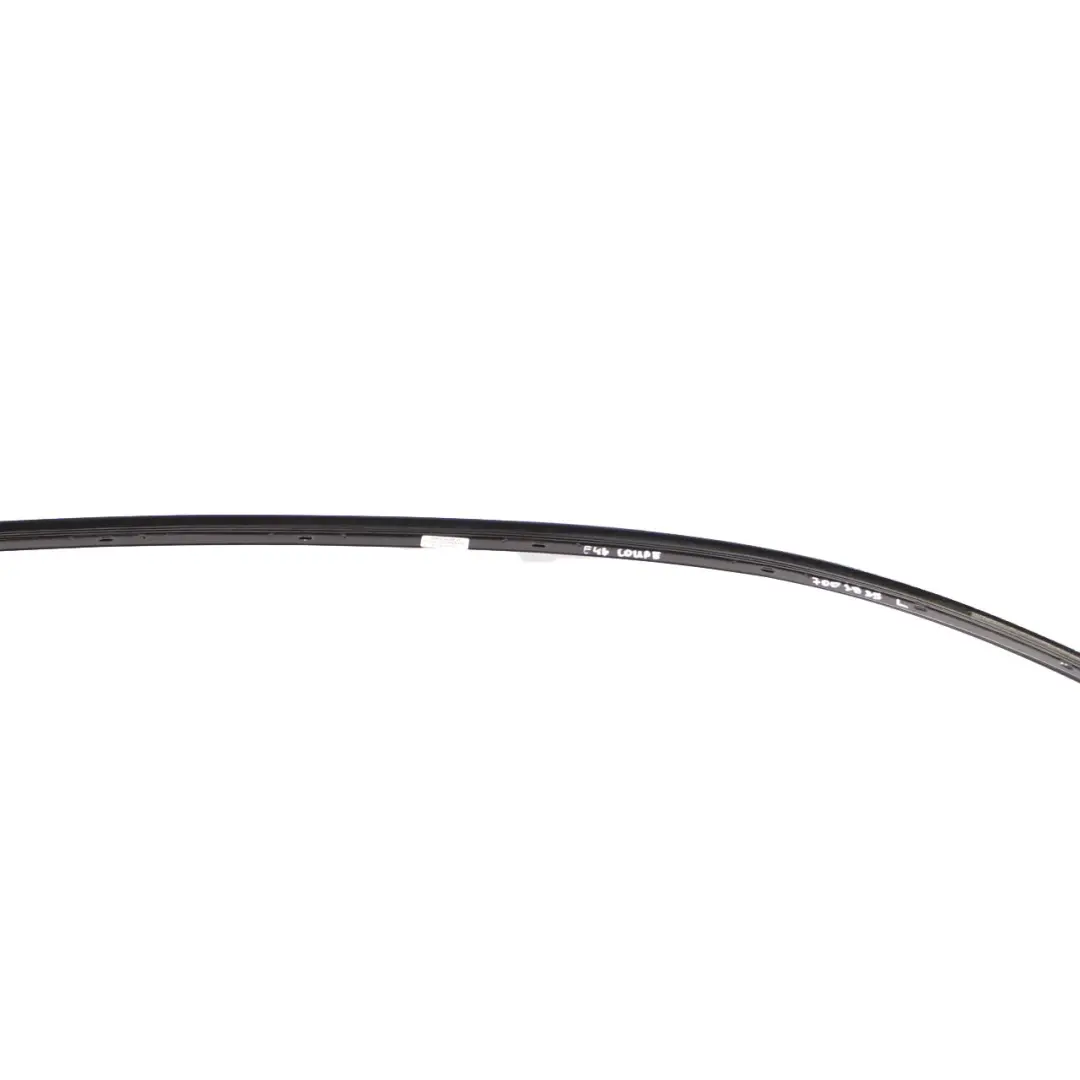 BMW E46 Coupe Roof Moulding Left N/S Trim Strip Cover Black - SKU 7003935 - Part number 7003935