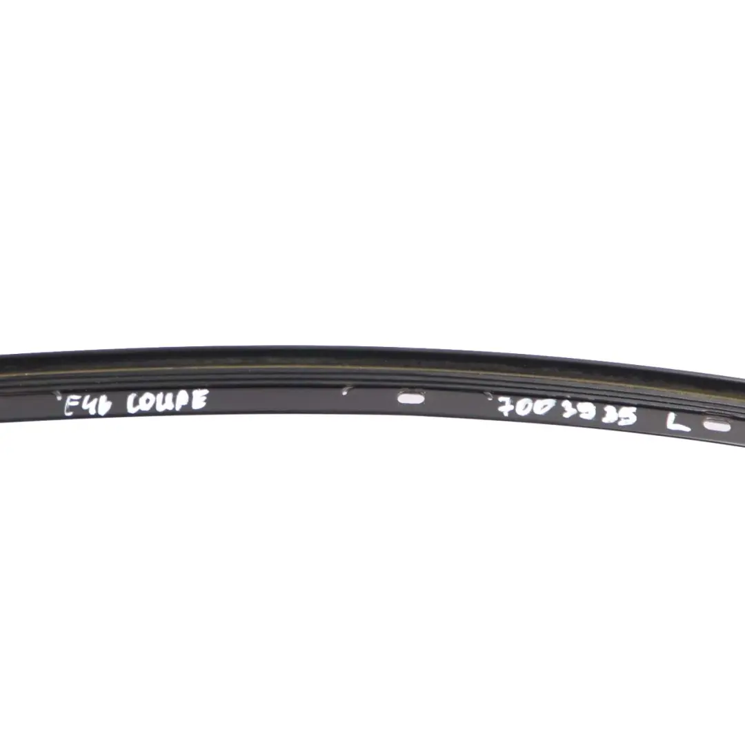 BMW E46 Coupe Roof Moulding Left N/S Trim Strip Cover Black - SKU 7003935 - Part number 7003935