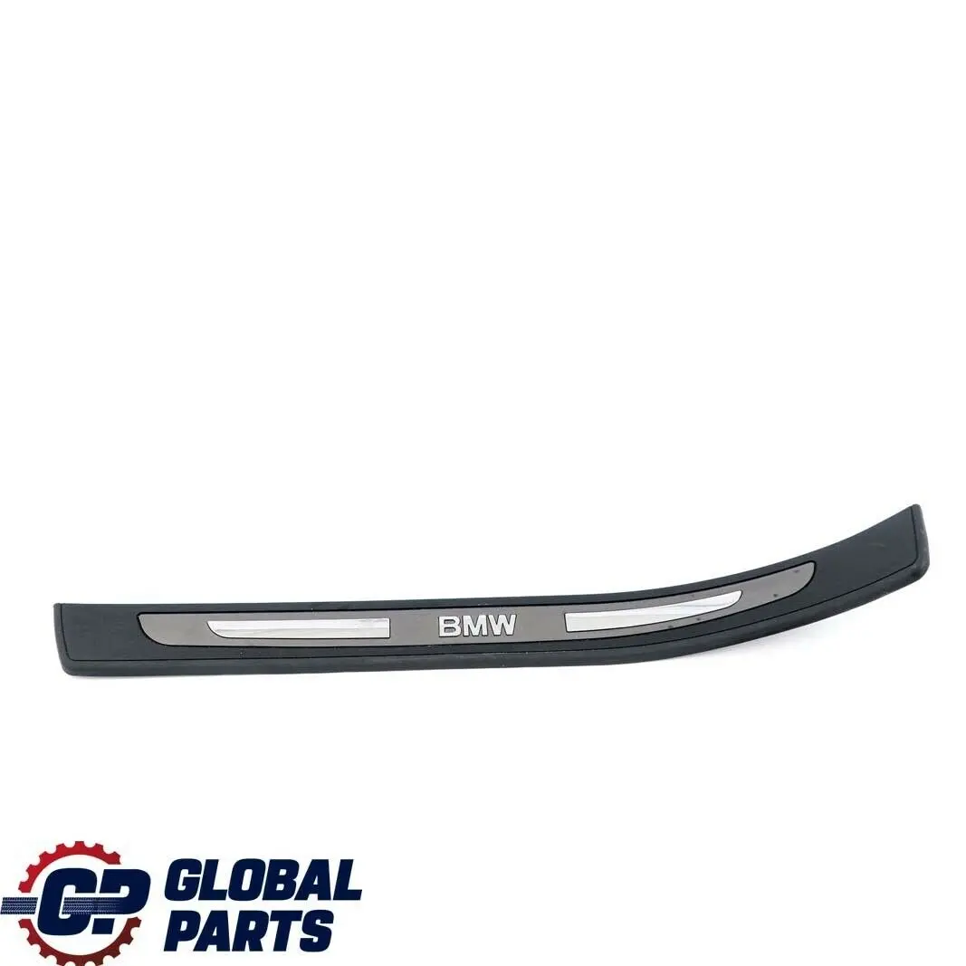 Left N/S Entrance Cover Trim Dark Silver to BMW 7 Series E65 E66 Rear with Part number 7007397 BMW 7 Series E65 E66 Rear Left N/S Entrance Cover Trim Dark Silver - SKU 7007397 - Part number 7007397