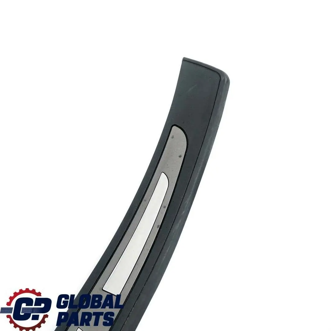 Left N/S Entrance Cover Trim Dark Silver to BMW E66 E67 Rear with Part number 7007397 BMW E66 E67 Rear Left N/S Entrance Cover Trim Dark Silver - SKU 7007397 - Part number 7007397