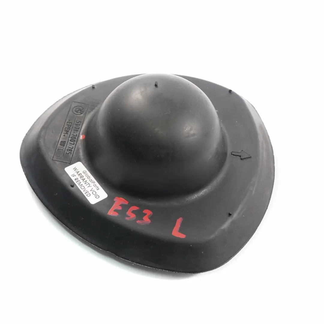 Strut Shock Absorber Trunk Protection Cap Left to BMW X5 Series E53 Rear with Part number 7007785 BMW X5 Series E53 Rear Strut Shock Absorber Trunk Protection Cap Left - SKU 7007785 - Part number 7007785