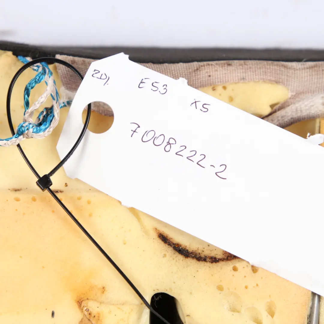 Interior Sofa Couch Bench Leather Montana Black to BMW X5 E53 Rear Seat with Part number 7008222 BMW X5 E53 Rear Seat Interior Sofa Couch Bench Leather Montana Black - SKU 7008222-2 - Part number 7008222