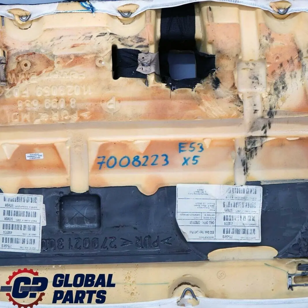 BMW X5 Reihe E53 Lederausstattung Rücksitz Sofa Couch Bank Hellbeige - SKU 7008223 - Teilenummer 7008223