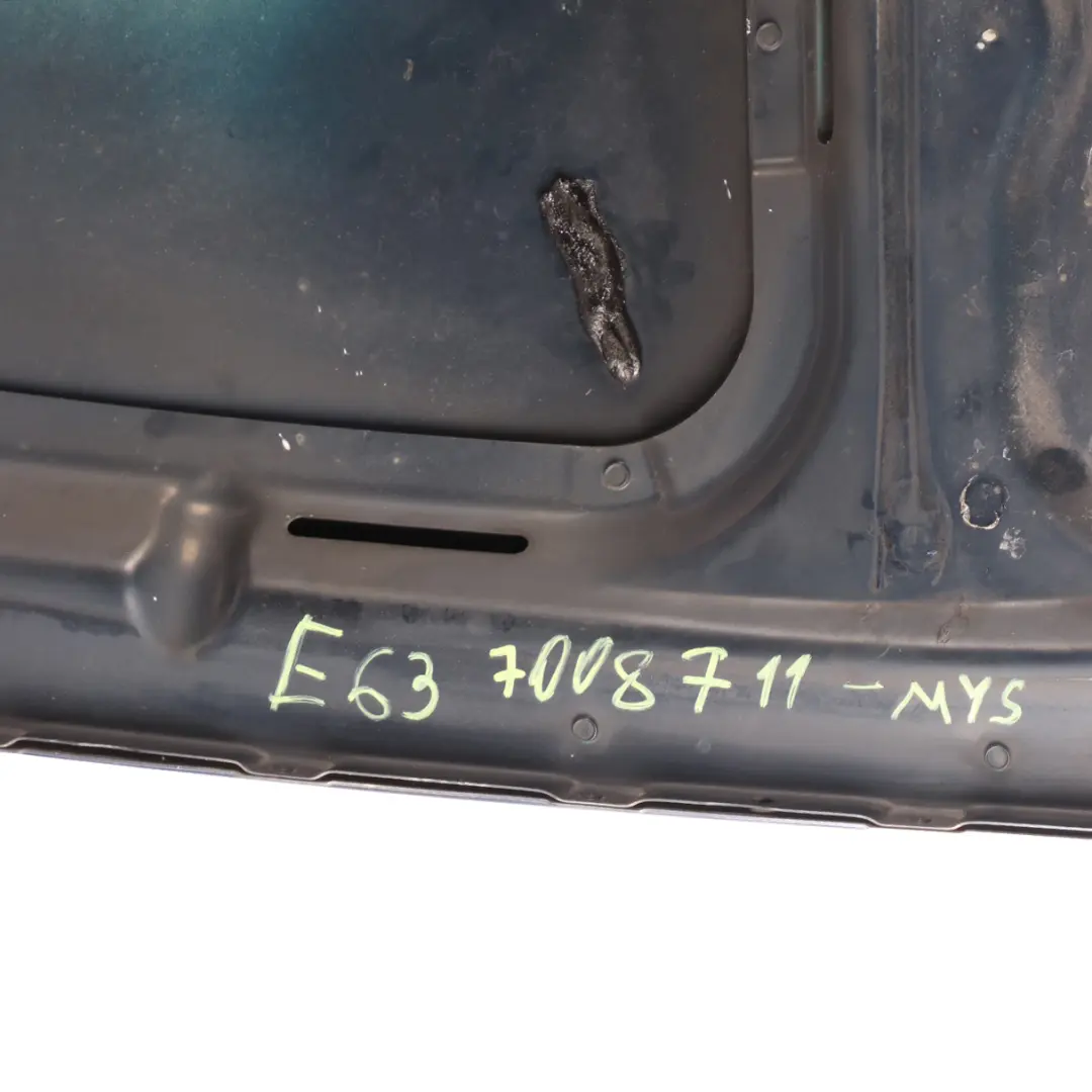  Hood Bonnet BMW E63 E64 Cover Panel Mystic Blue Metallic - A07 - SKU 7008711-MYS - Part number 7008711