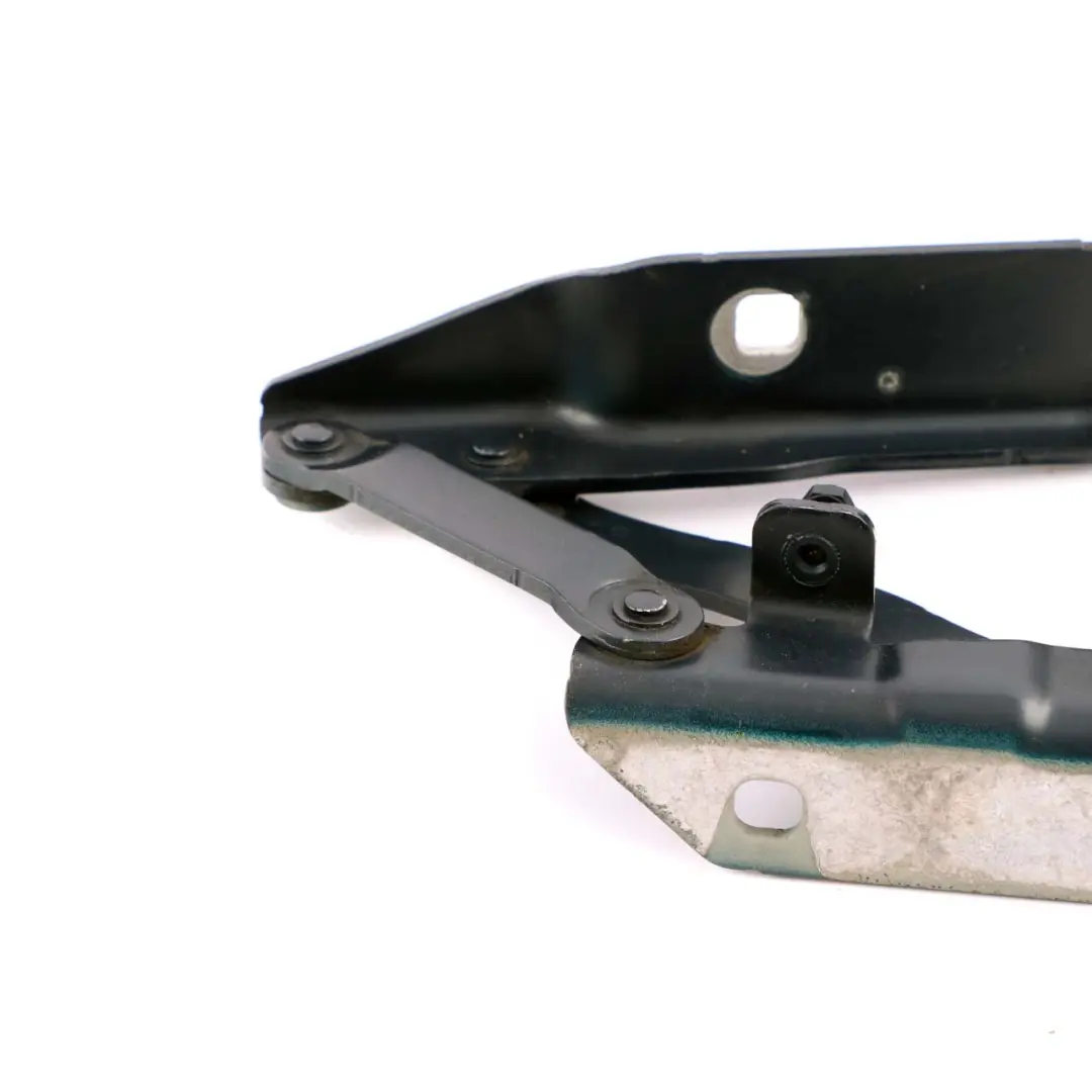 Left N/S Engine Hood Hinge Orientblau Orient Blue 317 to BMW 5 E60 E61 LCI with Part number 7008727 BMW 5 E60 E61 LCI Left N/S Engine Hood Hinge Orientblau Orient Blue 317 - SKU 7008727-OB - Part number 7008727