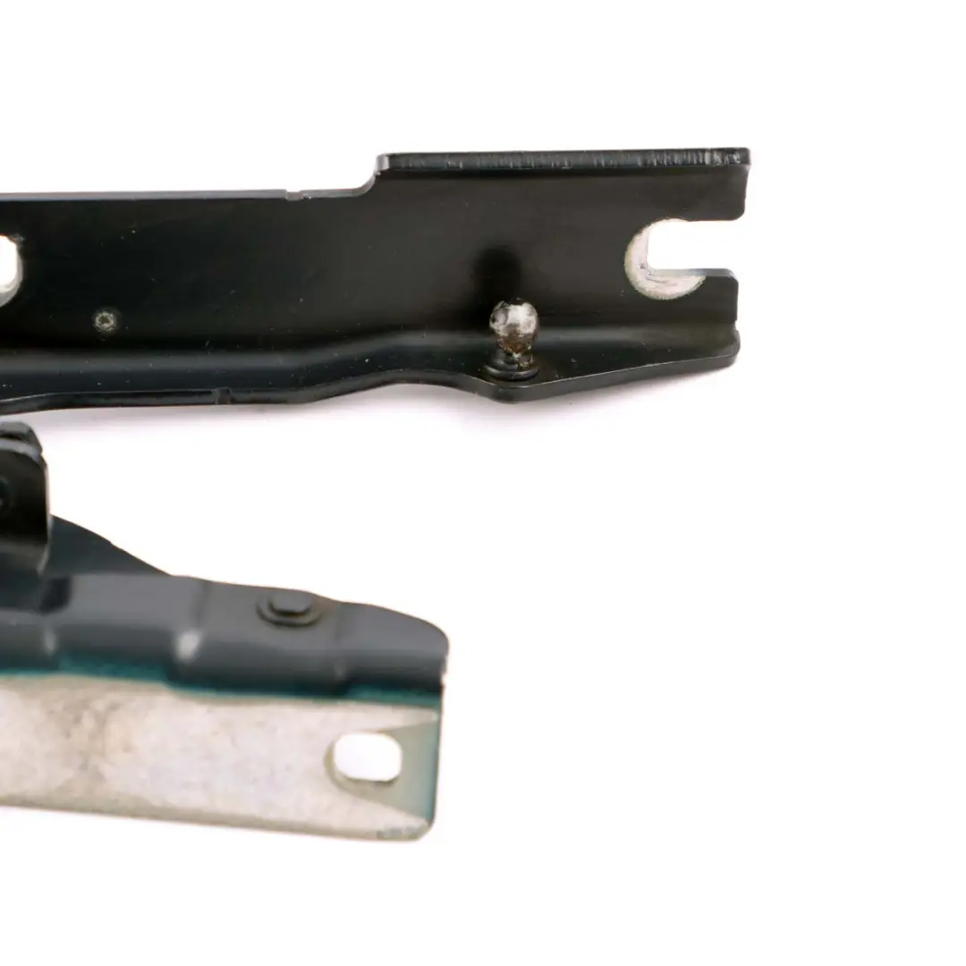 Left N/S Engine Hood Hinge Orientblau Orient Blue 317 to BMW 5 E60 E61 LCI with Part number 7008727 BMW 5 E60 E61 LCI Left N/S Engine Hood Hinge Orientblau Orient Blue 317 - SKU 7008727-OB - Part number 7008727