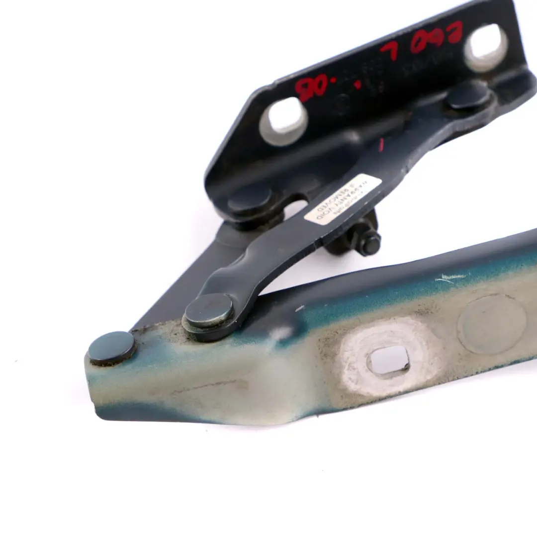 Scharnier Frontklappe Links Orientblau Metallic 317 für BMW 5 E60 E61 LCI mit Teilenummer 7008727 BMW 5 E60 E61 LCI Scharnier Frontklappe Links Orientblau Metallic 317 - SKU 7008727-OB - Teilenummer 7008727