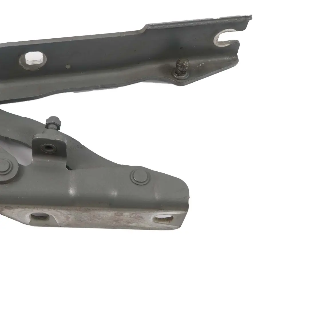 Hood Hinge Left N/S Silbergrau Silver Grey A08 to BMW E60 E61 Engine with Part number 7008727 BMW E60 E61 Engine Hood Hinge Left N/S Silbergrau Silver Grey A08 - SKU 7008727-SBG - Part number 7008727