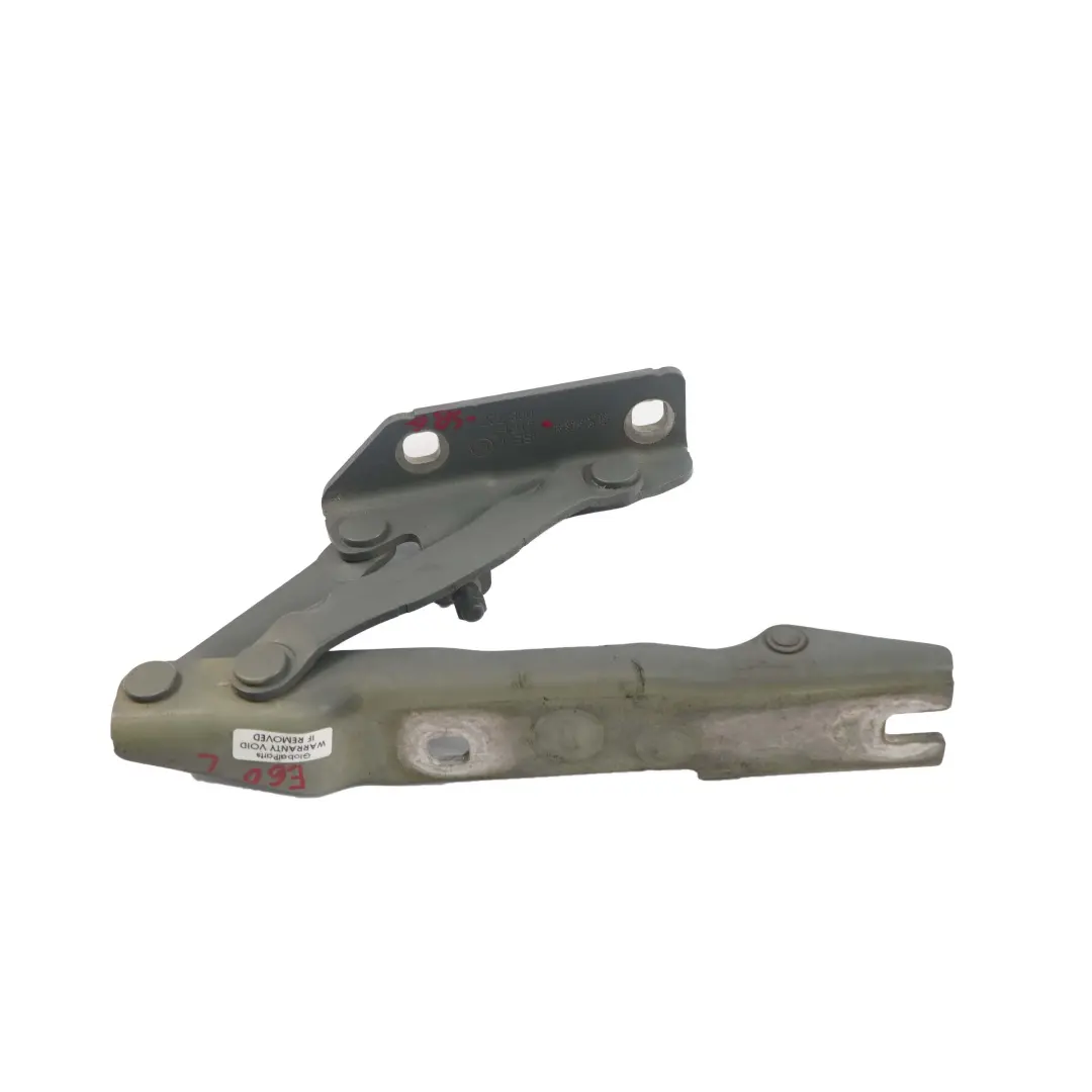 Scharnier Frontklappe Links Silbergrau Matallic A08 für BMW E60 E61 mit Teilenummer 7008727 BMW E60 E61 Scharnier Frontklappe Links Silbergrau Matallic A08 - SKU 7008727-SBG - Teilenummer 7008727