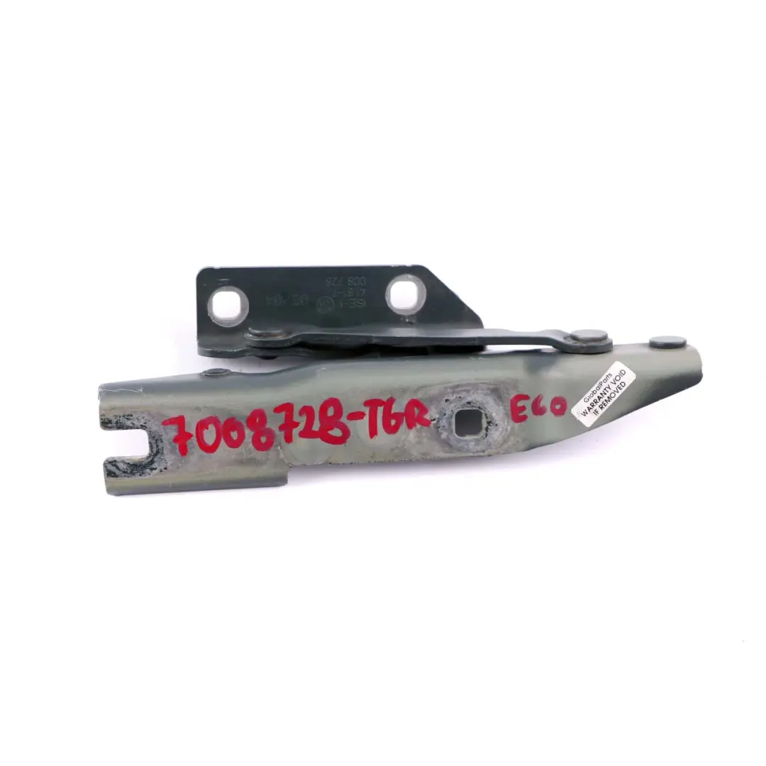 BMW 5 E60 E61 Right O/S Engine Hood Hinge Titangrau Titanium Grey A36 - SKU 7008728-TGR - Part number 7008728