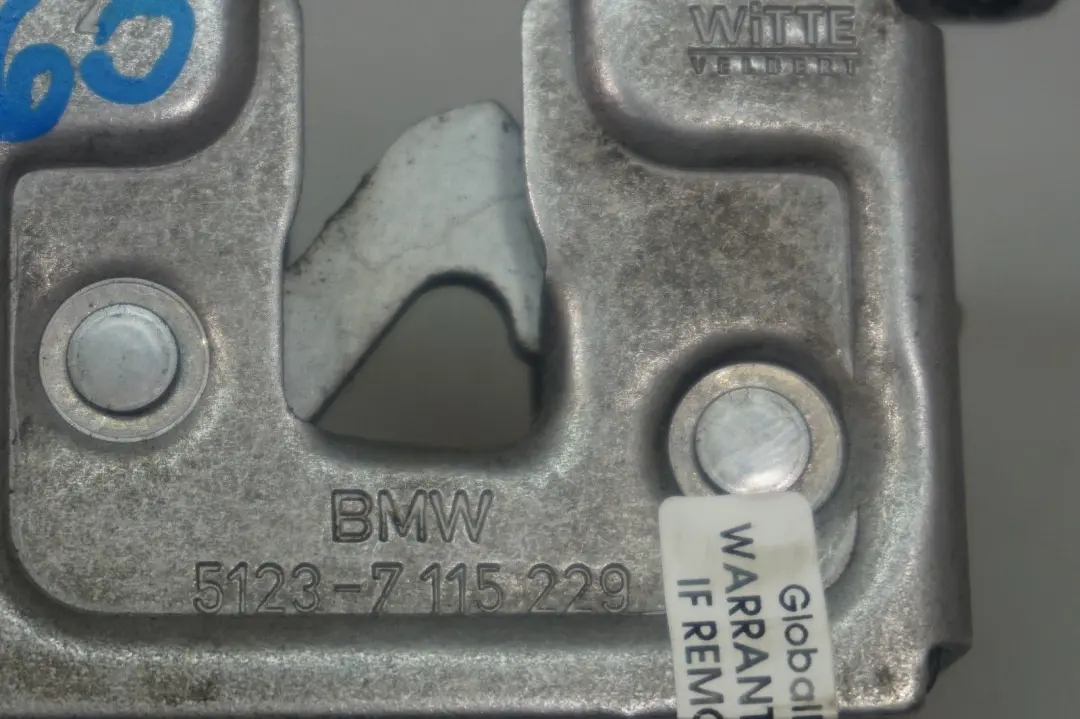 Bonnet Open Catch Lock Release Mechanism to BMW E60 E61 E81 E87 E90 with Part number 7008755 BMW E60 E61 E81 E87 E90 Bonnet Open Catch Lock Release Mechanism - SKU 7008755 - Part number 7008755