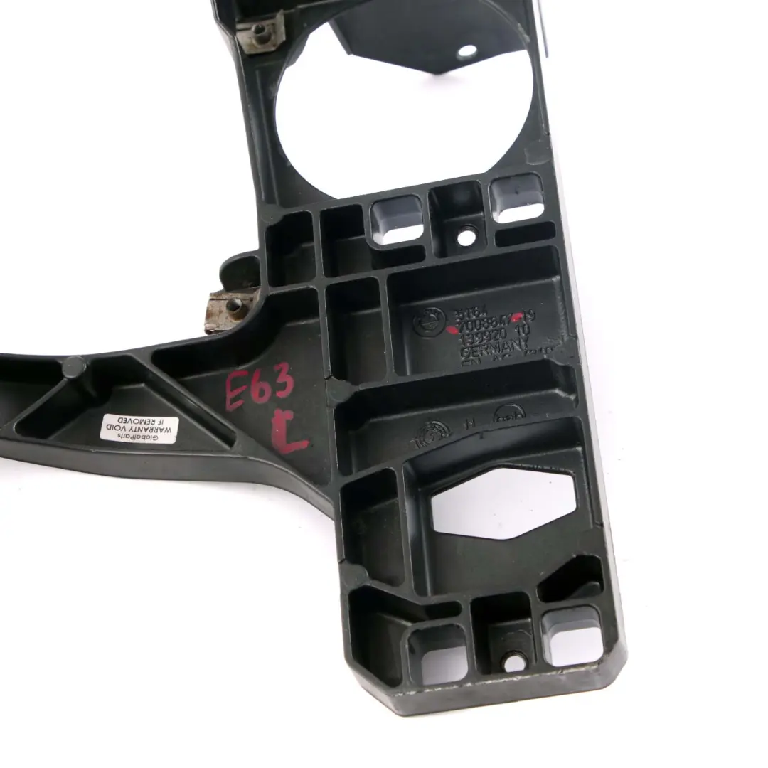 Parachoques Delantero Amortiguador Impacto Soporte Izquierdo para BMW E63 con número de pieza 7008847 BMW E63 Parachoques Delantero Amortiguador Impacto Soporte Izquierdo - SKU 7008847-1 - Número de pieza 7008847