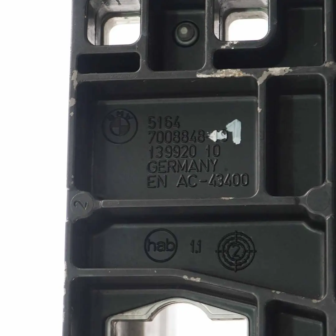 BMW E63 Front Bumper Right O/S Impact Absorber Bracket Support - SKU 7008848-1 - Part number 7008848