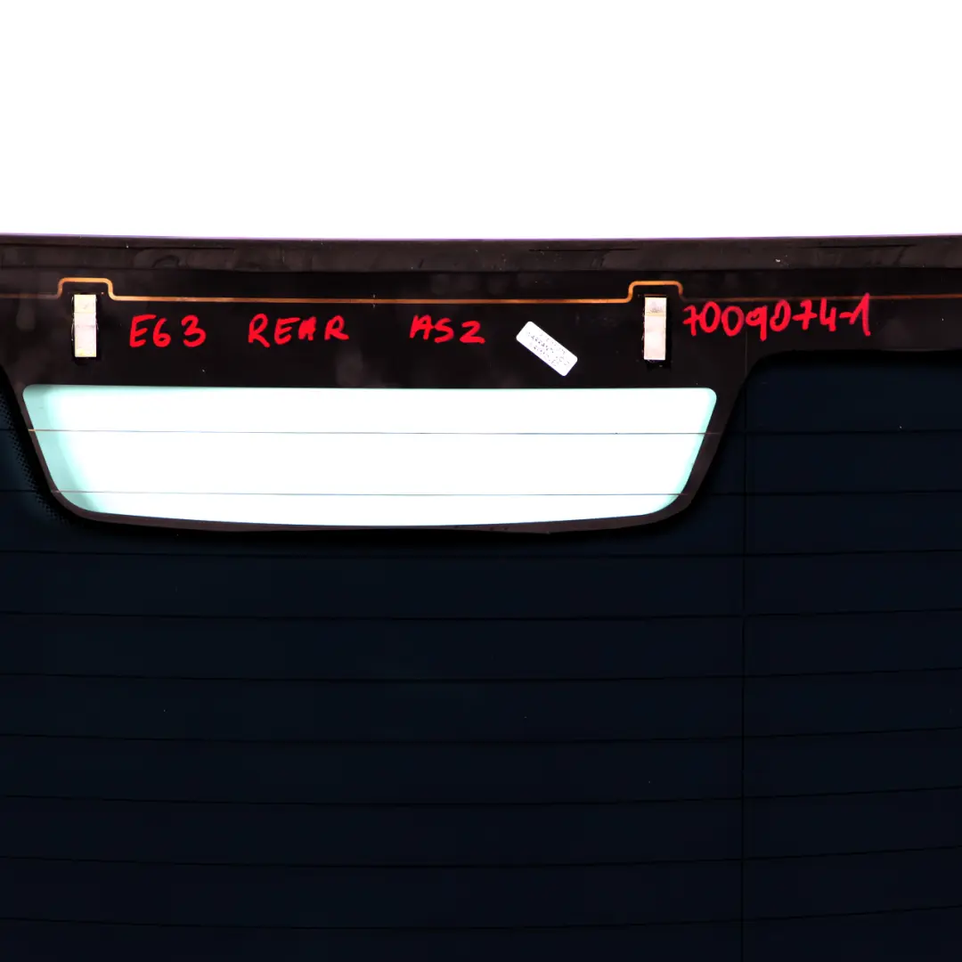 Boot Window Glass Green AS2 to BMW 6 Series E63 Coupe Rear with Part number 7009074 BMW 6 Series E63 Coupe Rear Boot Window Glass Green AS2 - SKU 7009074-1 - Part number 7009074