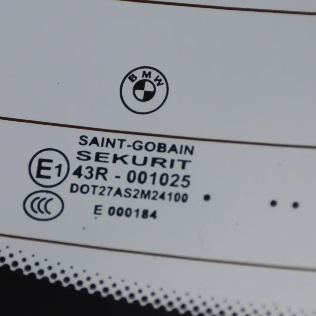 BMW E63 Cabrio Szyba tylna tył AS2 - SKU 7009074 - Numer Części 7009074