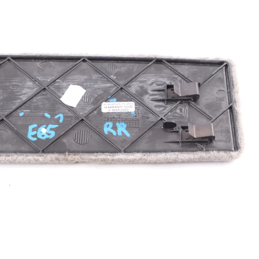 Centre Console Cover BMW E65 E66 Trim Panel Rail Rear Right O/S Beige 8223314 to with Part number 7011050 Centre Console Cover BMW E65 E66 Trim Panel Rail Rear Right O/S Beige 8223314 - SKU 7011050 - Part number 7011050