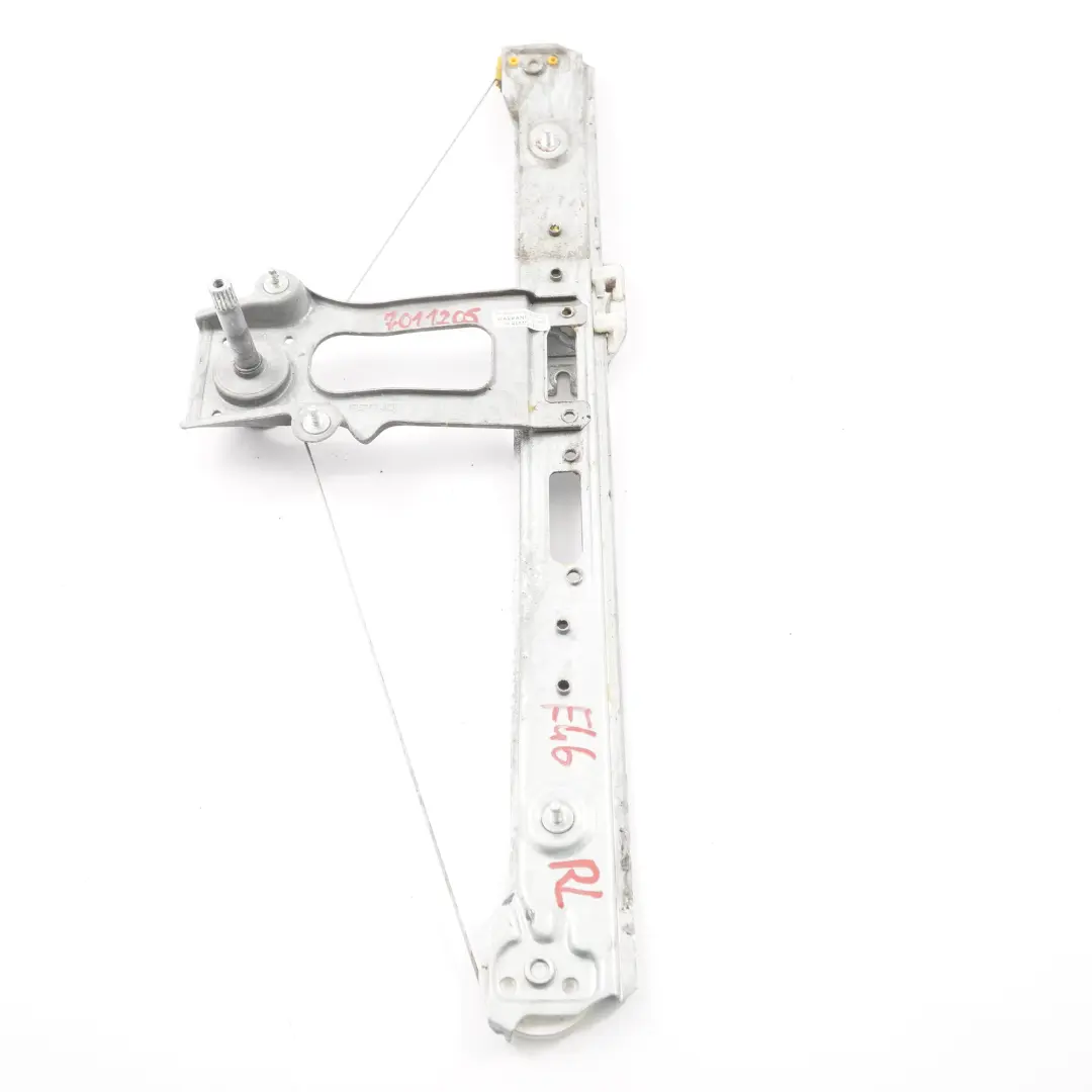 Window Lifter Rear Left N/S Door Window Regulator to BMW E46 Saloon Touring with Part number 7011205 BMW E46 Saloon Touring Window Lifter Rear Left N/S Door Window Regulator - SKU 7011205 - Part number 7011205