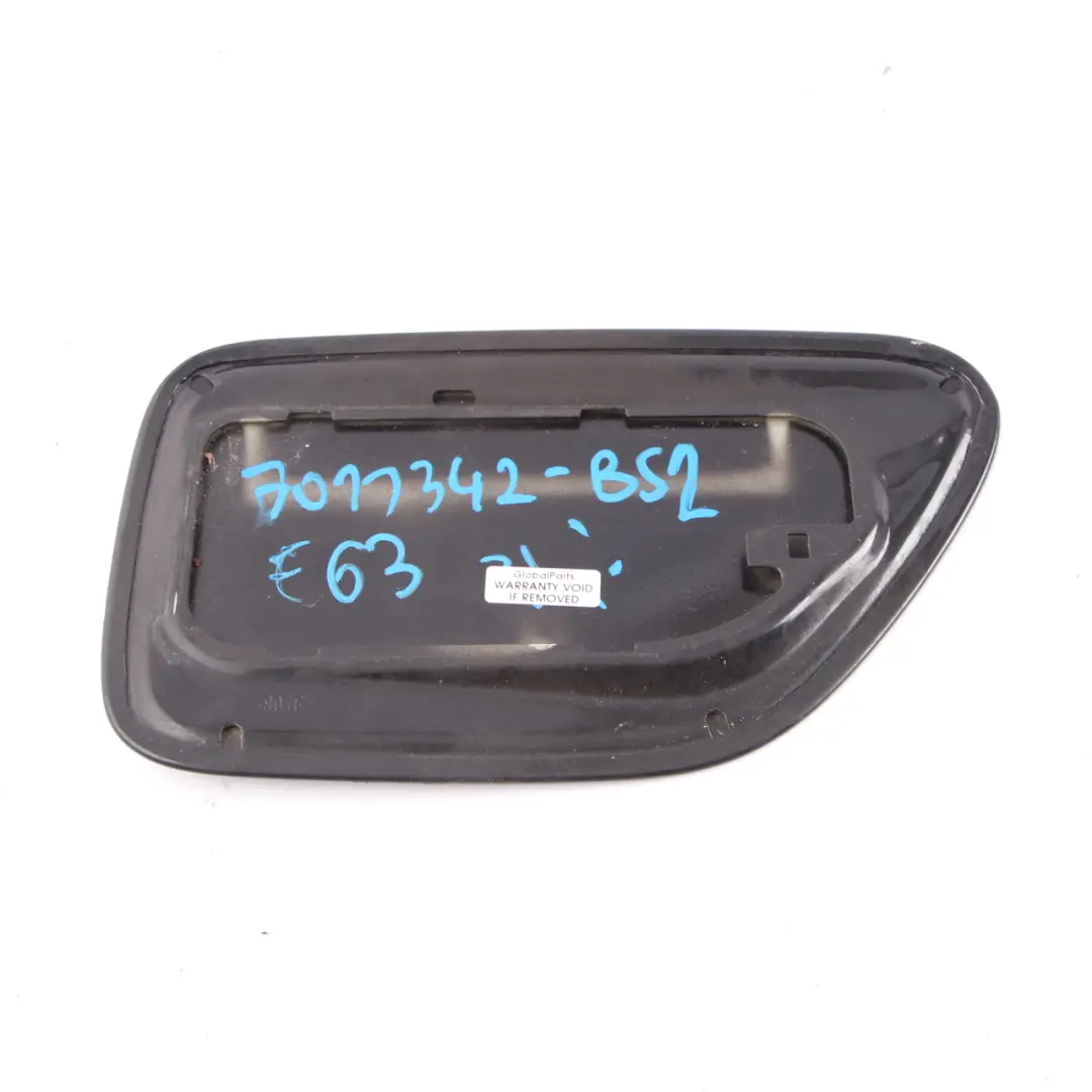 BMW E63 E64 Fuel Flap Filler Cover Black Sapphire Metallic 475 2 - SKU 7011342-BS2 - Part number 7011342