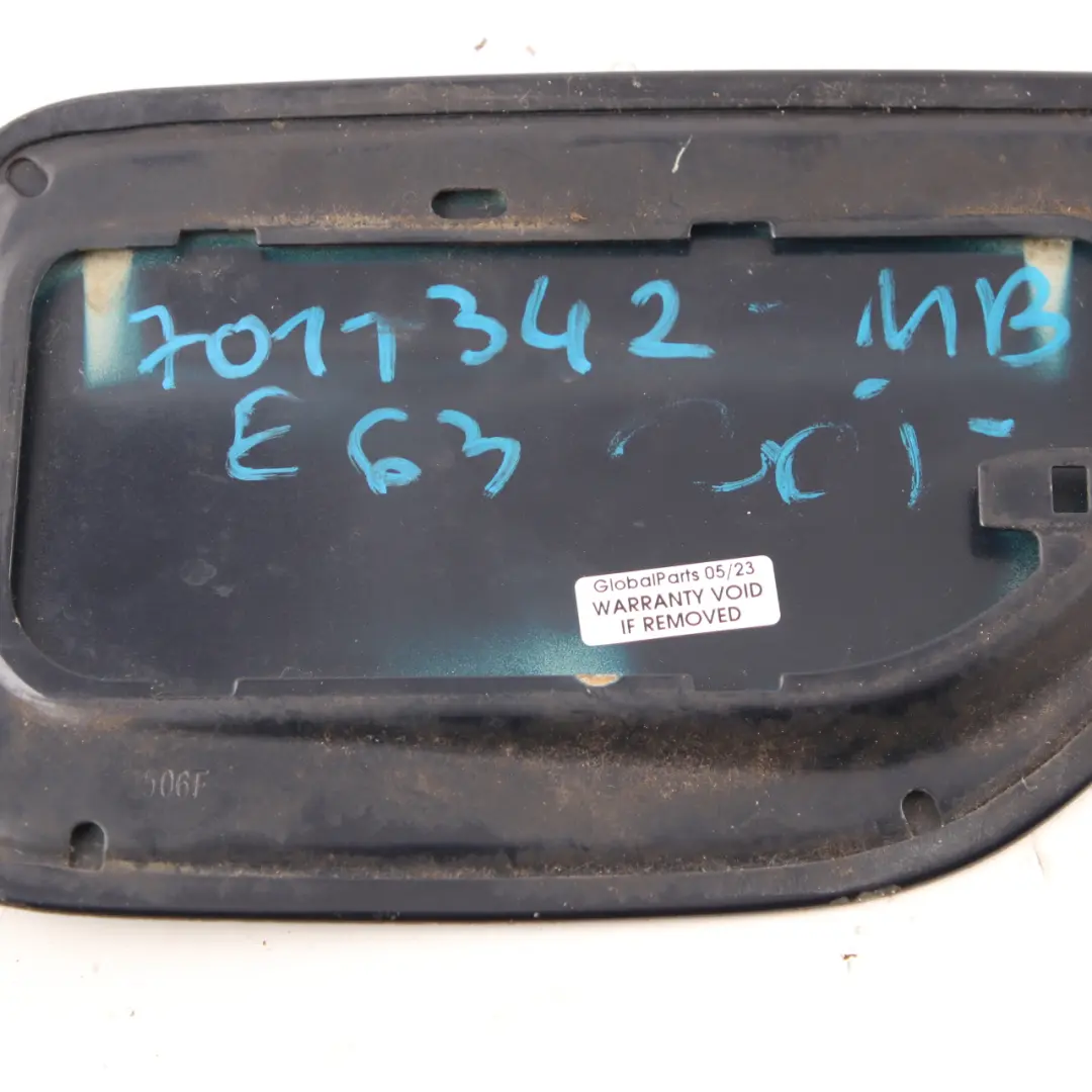 Flap Filler Cover Monacoblau Blue Metallic - A35 to BMW E63 E64 Fuel with Part number 7011342 BMW E63 E64 Fuel Flap Filler Cover Monacoblau Blue Metallic - A35 - SKU 7011342-MB - Part number 7011342