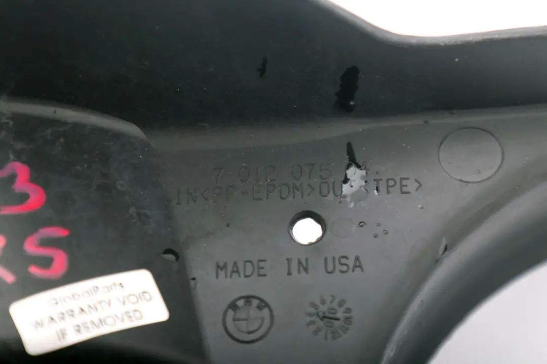 M57 M57N M62 Top Front Left N/S Steering Gear Cover to BMW X5 Series E53 with Part number 7012075 BMW X5 Series E53 M57 M57N M62 Top Front Left N/S Steering Gear Cover - SKU 7012075 - Part number 7012075