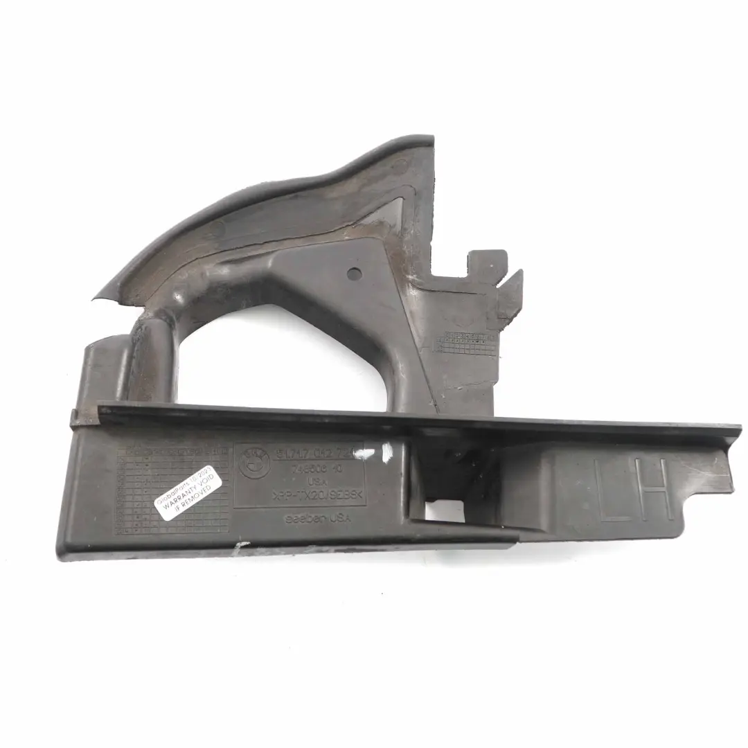 BMW Z4 E85 E86 Front Bumper Air Duct Center Lower Left N/S - SKU 7012721-1 - Part number 7012721