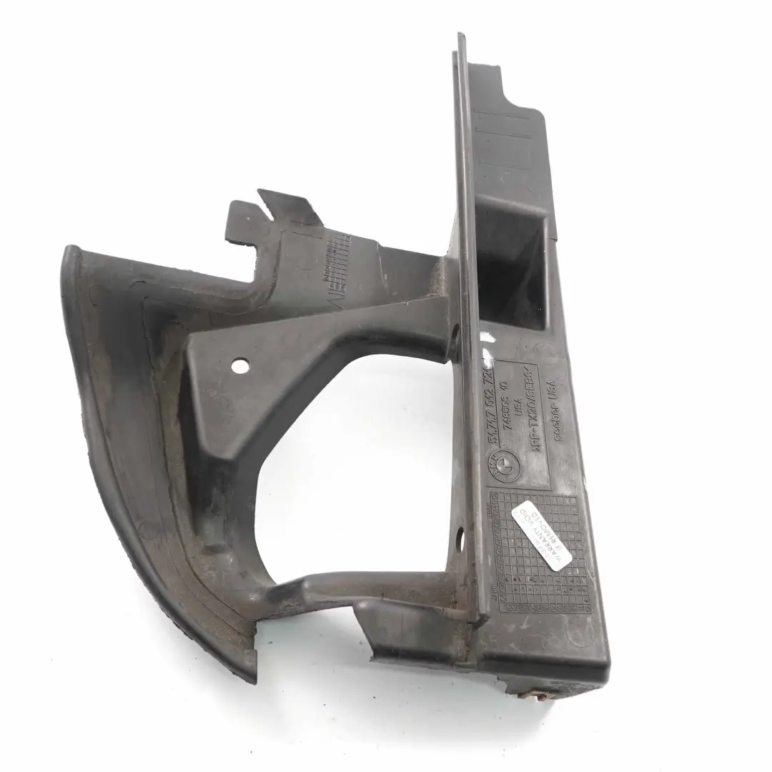 Conducto Aire Parachoques Delantero Inferior Izquierdo para BMW Z4 E85 E86 con número de pieza 7012721 BMW Z4 E85 E86 Conducto Aire Parachoques Delantero Inferior Izquierdo - SKU 7012721-1 - Número de pieza 7012721