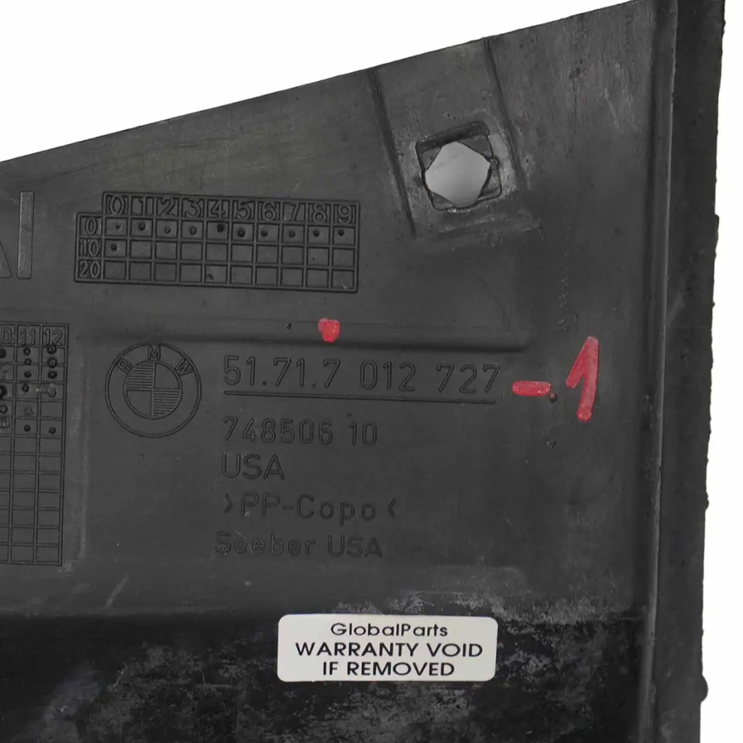 BMW Z4 E85 Vorne Links Verkleidung Radhaus Radkasten Gehäuseabdeckung - SKU 7012727-1 - Teilenummer 7012727